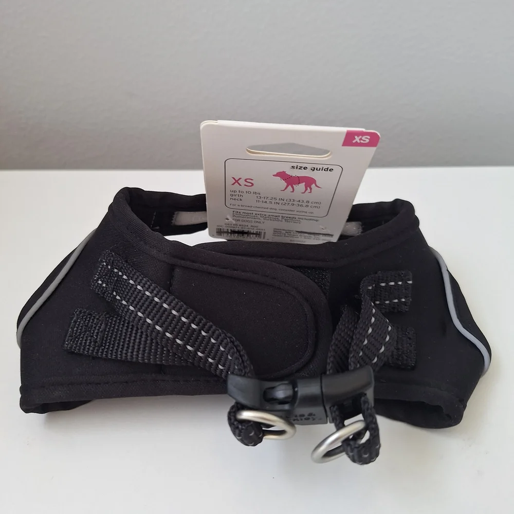 Boots & Barkley Black and Gray Dog Harness